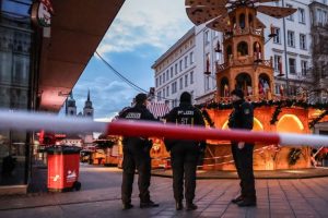 Anti-immigrant anger rises at scene of German market attack